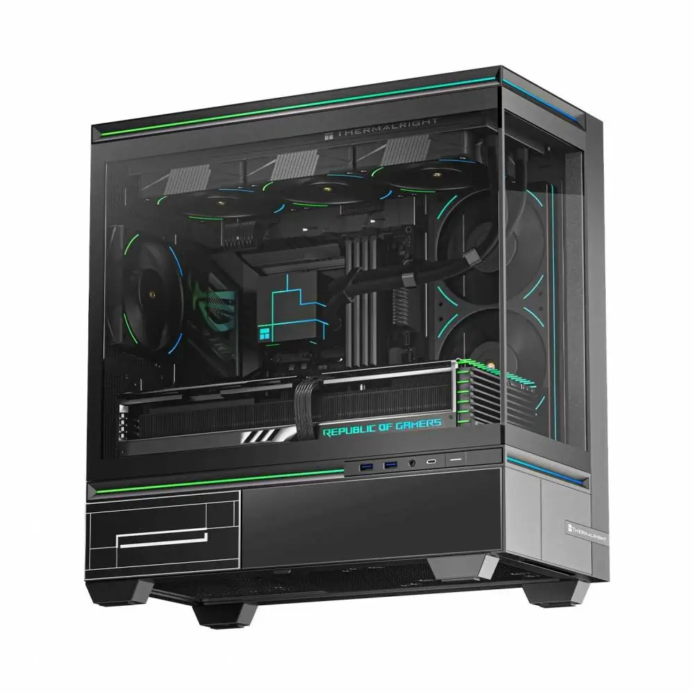 Кутия Thermalright TL-M10 Black USB-C mATX Case