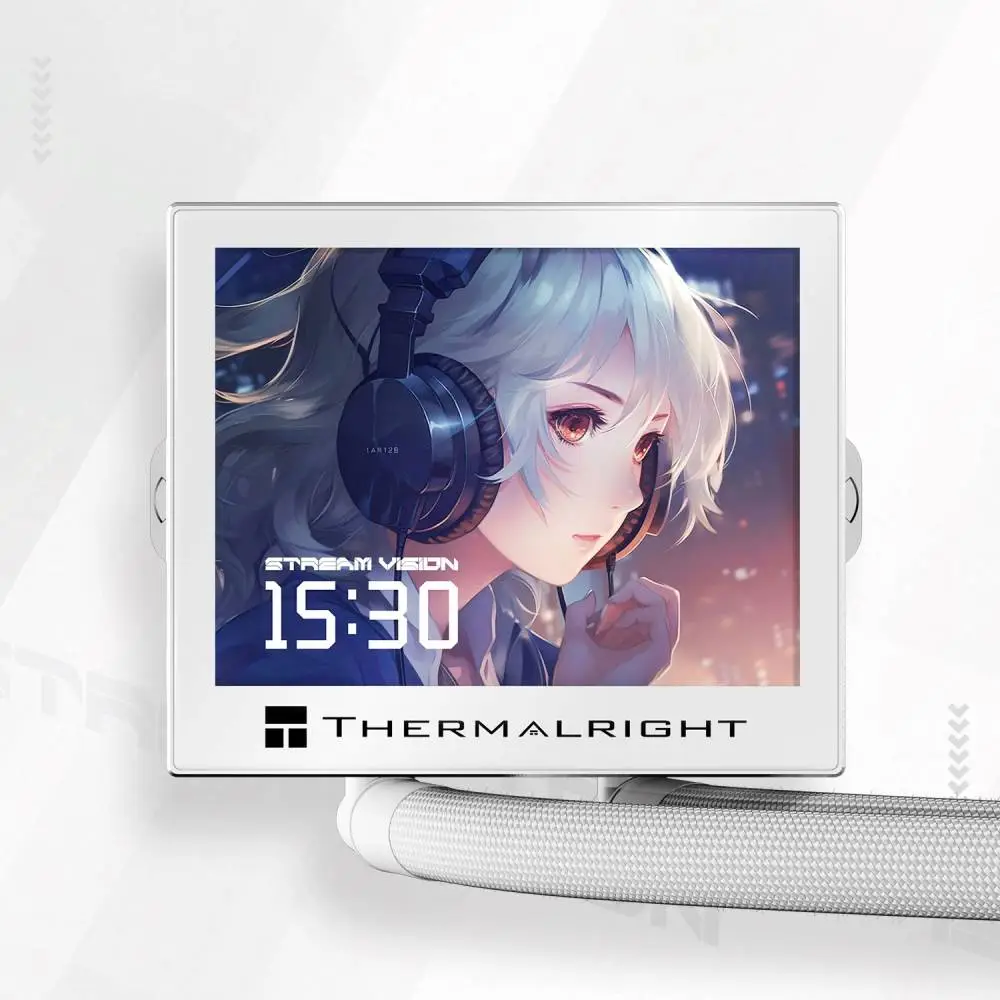 Водно охлаждане Thermalright Stream Vision 360 White Water Cooling 3.5 inch Full Color LCD Display