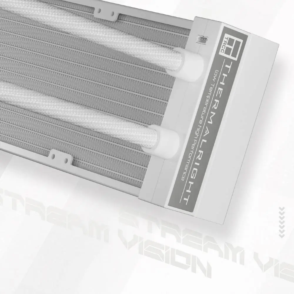 Водно охлаждане Thermalright Stream Vision 360 White Water Cooling 3.5 inch Full Color LCD Display