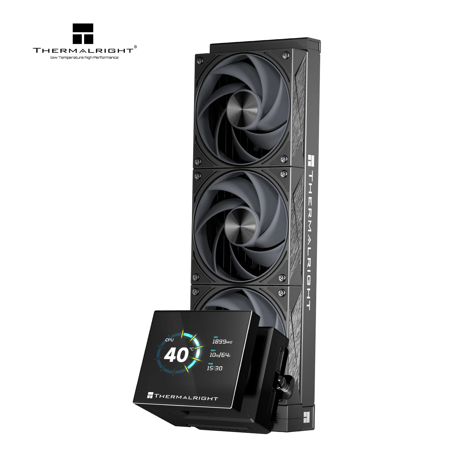 Водно охлаждане Thermalright Stream Vision 360 Black Water Cooling 3.5 inch Full Color LCD Display