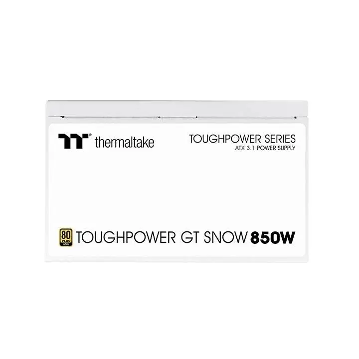 Захранване Thermaltake TOUGHPOWER GT Snow 850W 80 Plus Gold, ATX 3.1, PCIe 5.1 PSU - PS-TPT-0850FNFAGE-W