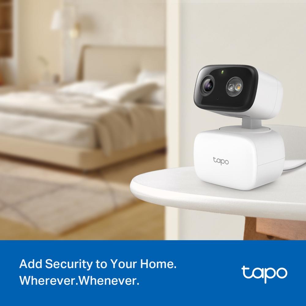 TP LINK Cámara de vigilancia Wi-Fi C206, uso exterior e interior, Pan/Tilt, microSD, Resistencia al Agua y al Polvo