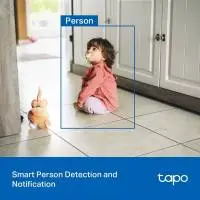 TP LINK Камера за наблюдение Wi-Fi  C206, външна и вътр.употреба, Pan/Tilt, microSD, Water and Dust Resistance