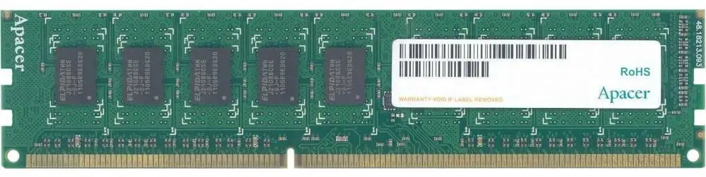 Памет Apacer 8GB DDR3 DIMM PC12800 512x8 1600MHz - AU08GFA60CATBGC