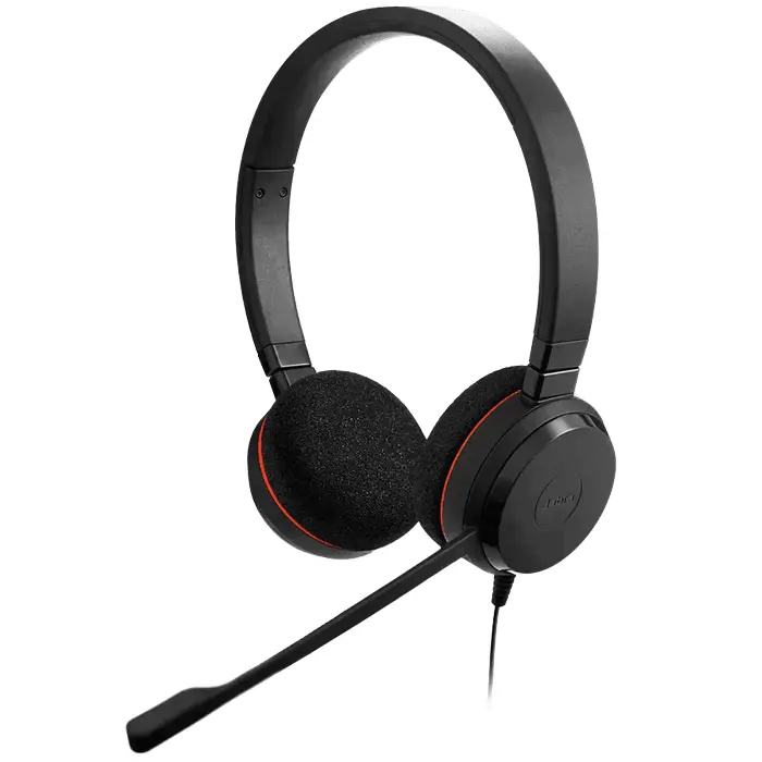 Слушалки с микрофон Jabra Evolve 20 UC Duo USB