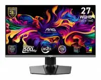 Монитор MSI MAG 272QP QD-OLED X50, 27", QD-OLED, WQHD 2560x1440, 500Hz, 0.03ms, DisplayHDR True Black 500, AMD FreeSync Premium Pro 