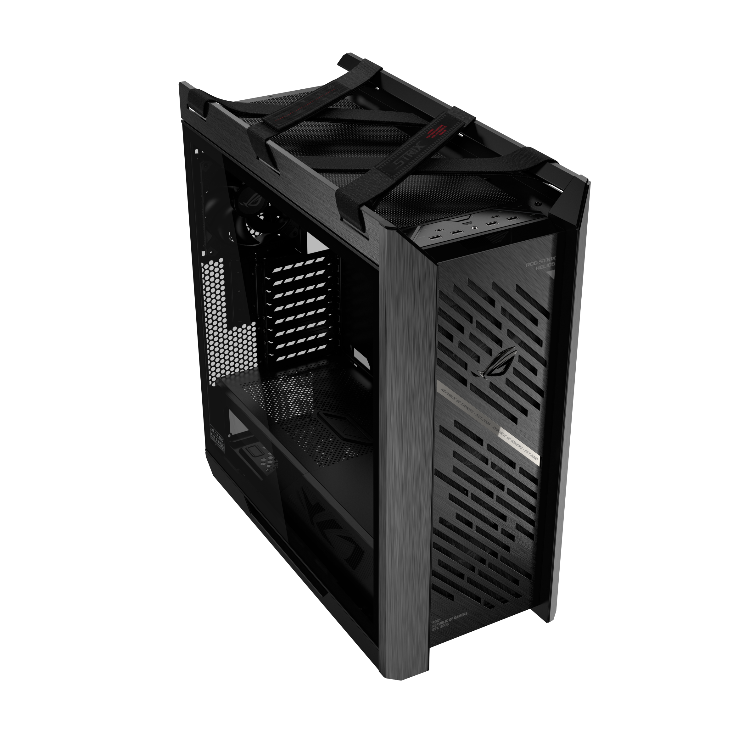 Кутия ASUS ROG Strix Helios II EATX Mid-Tower Black - 90DC00W0-B39000
