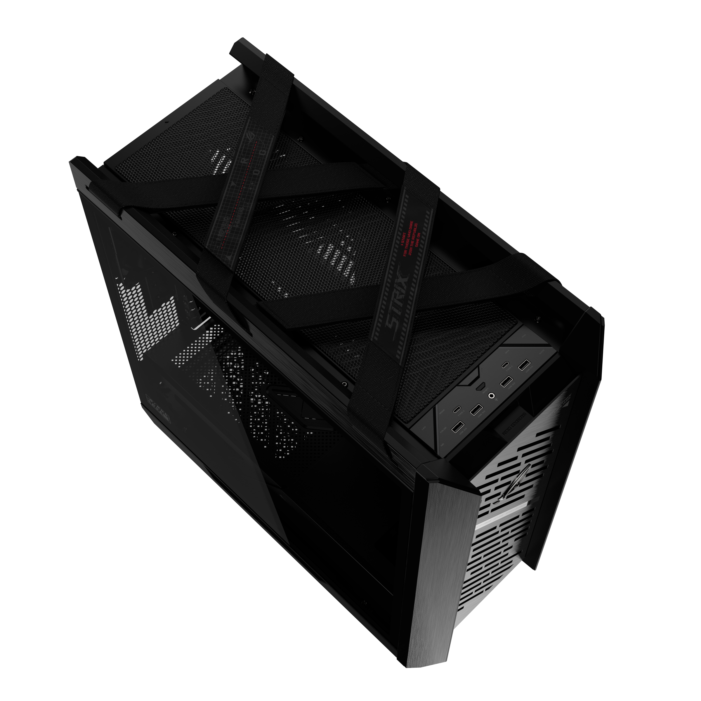 Кутия ASUS ROG Strix Helios II EATX Mid-Tower Black - 90DC00W0-B39000