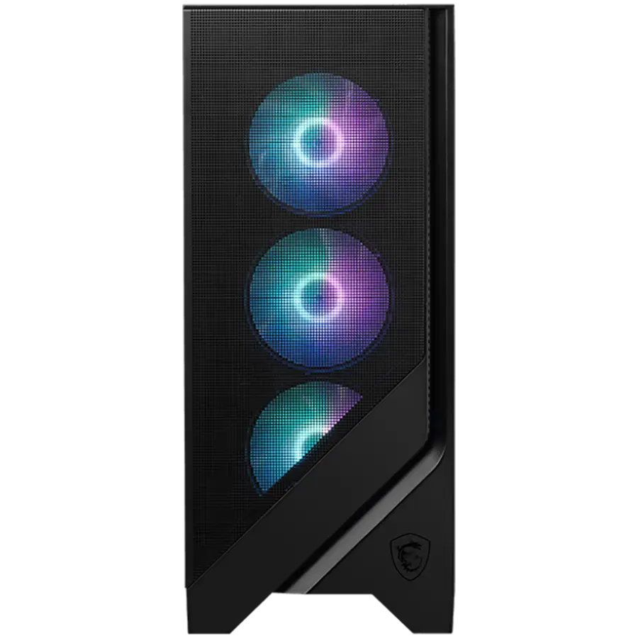 Кутия MSI MAG FORGE 321R AIRFLOW Mid-Tower ATX Case 4x120mm ARGB Fans