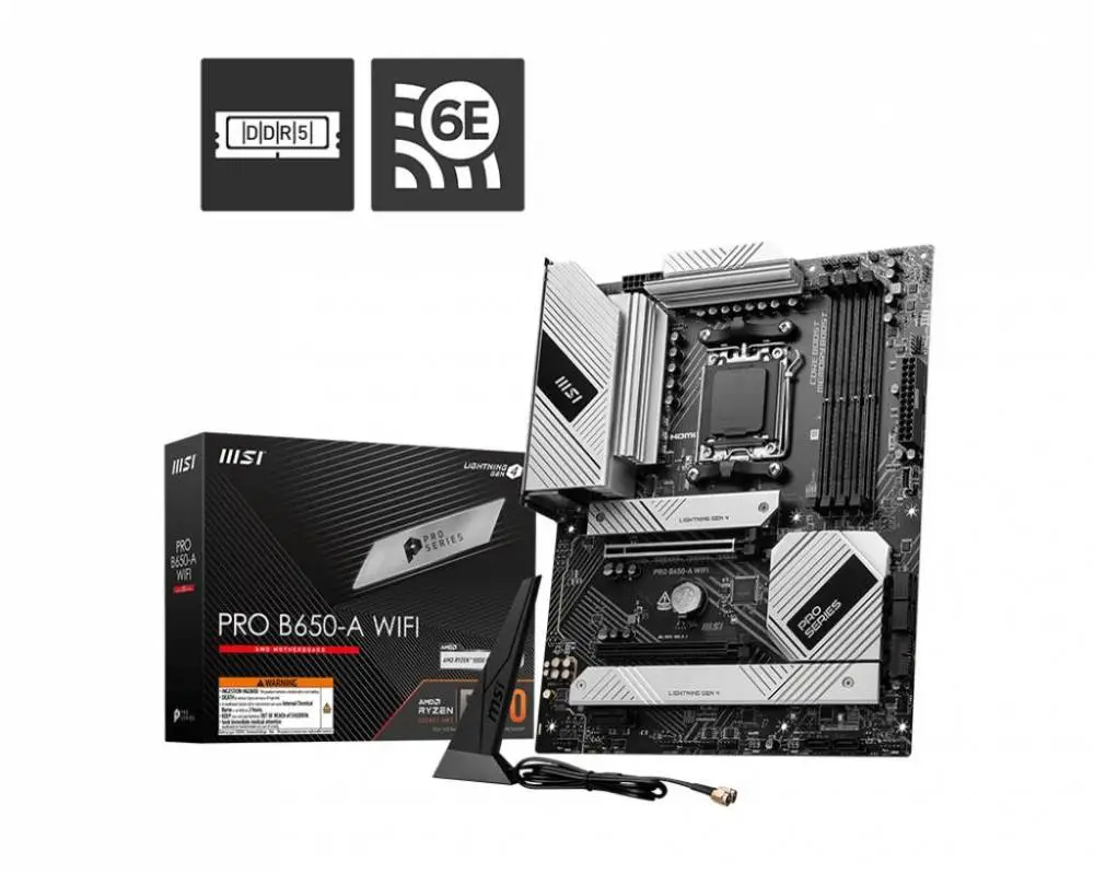 Дънна платка MSI PRO B650-A WIFI AM5