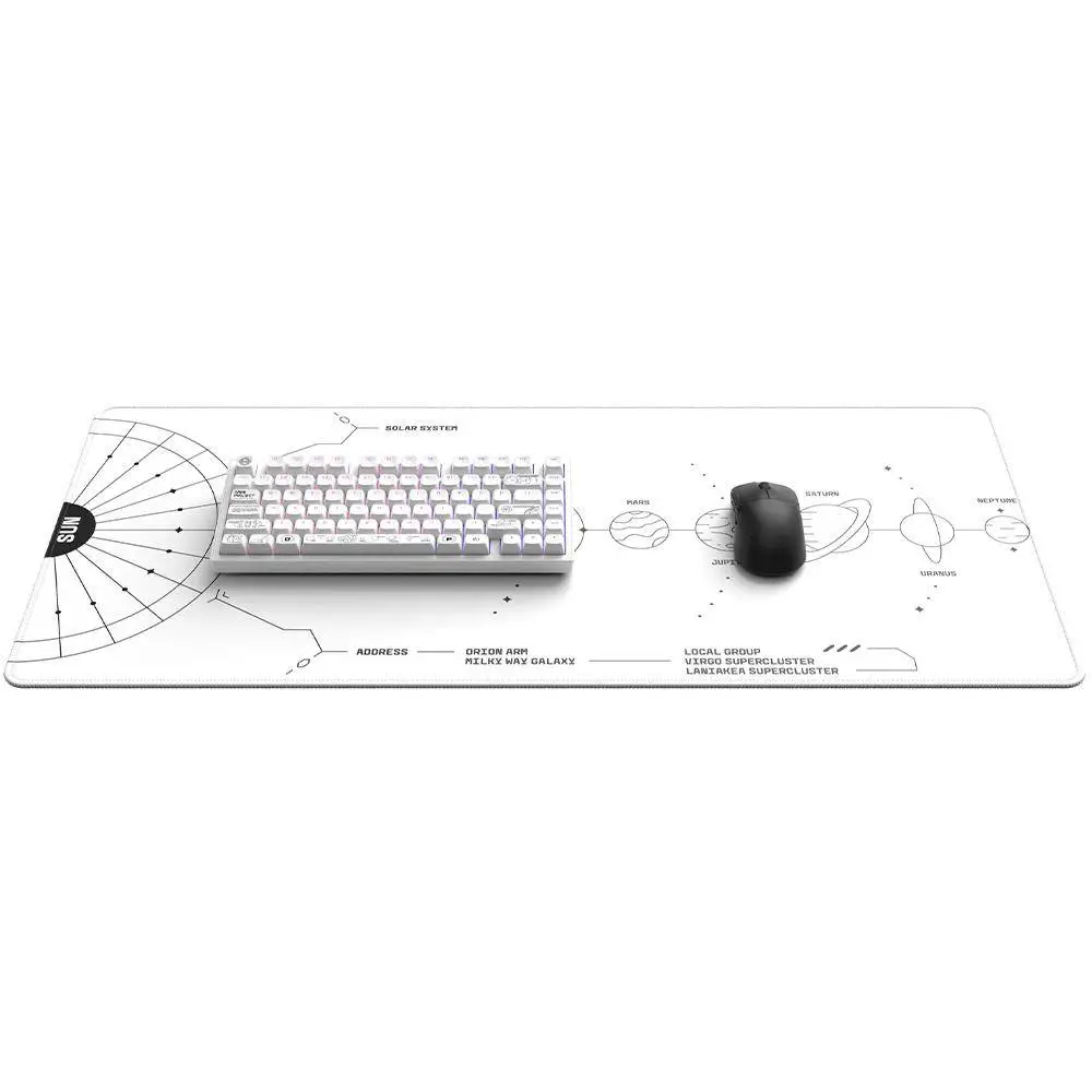 Геймърски пад Dark Project - Terra Nova White XL
