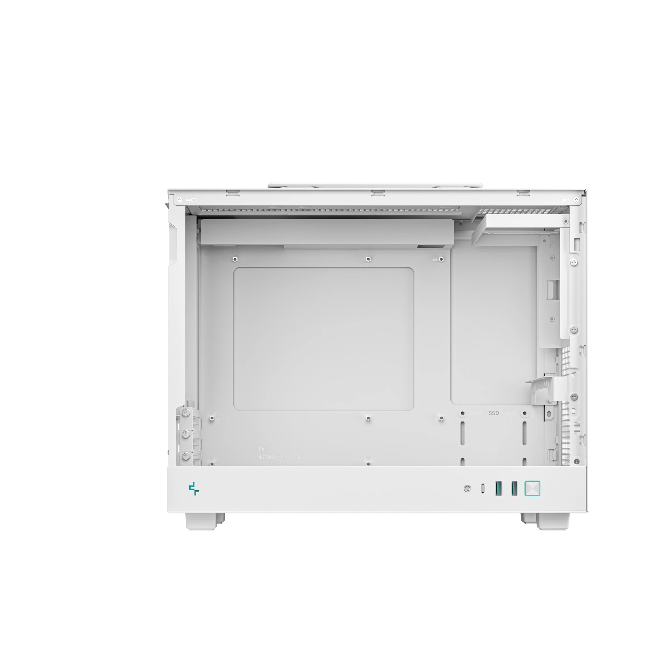  Кутия DeepCool CH160 WH PLUS Case mATX