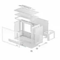  Кутия DeepCool CH160 WH PLUS Case mATX