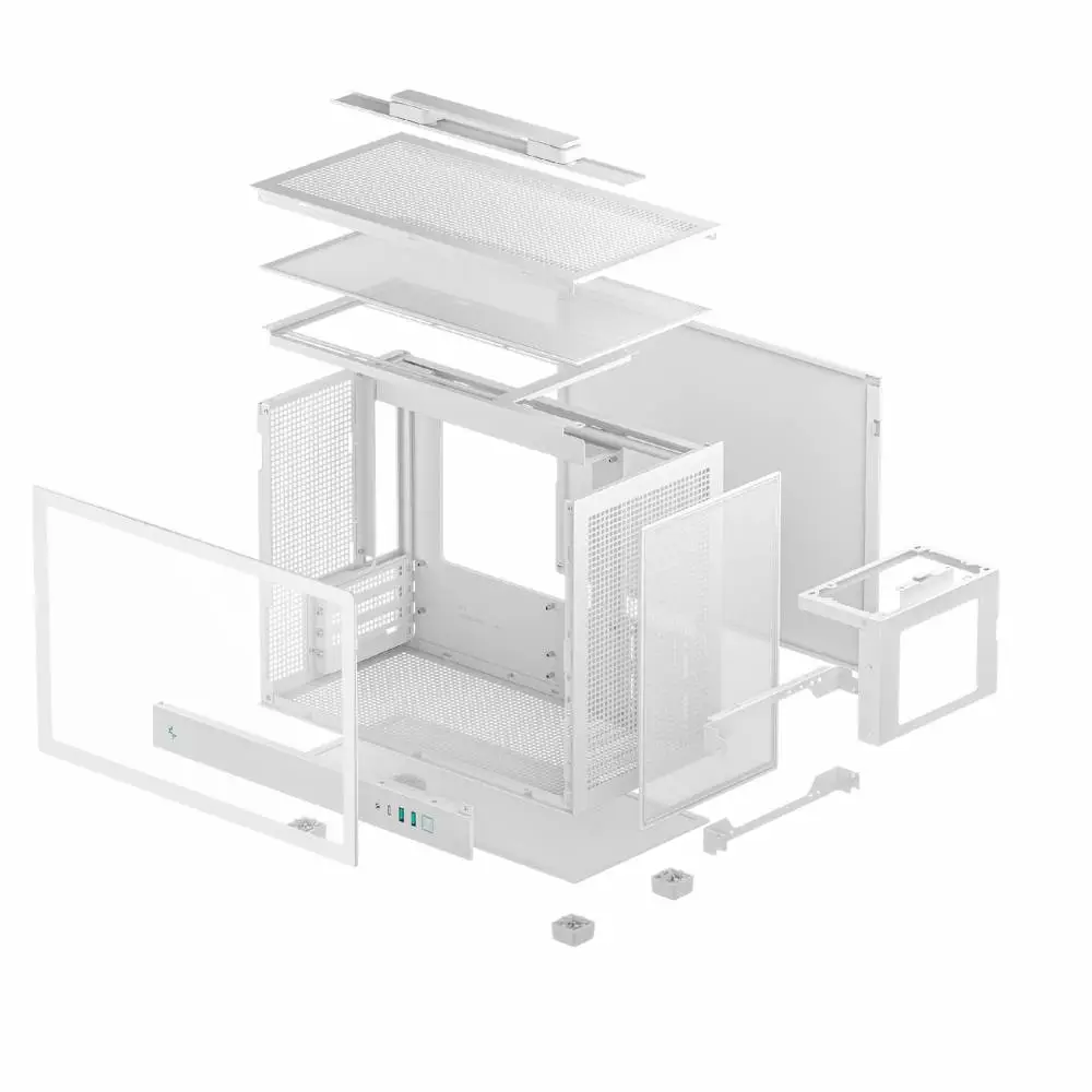 Кутия DeepCool CH160 WH PLUS Case mATX