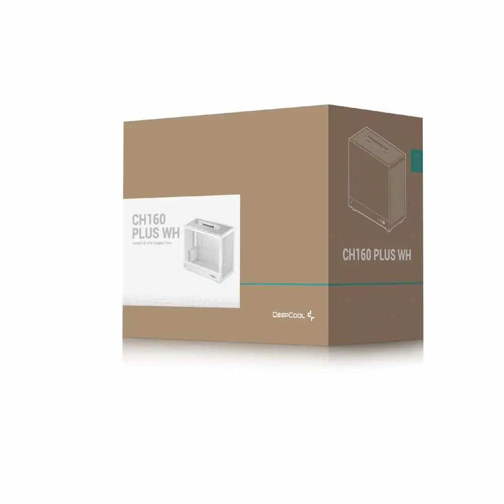 Кутия DeepCool CH160 WH PLUS Case mATX
