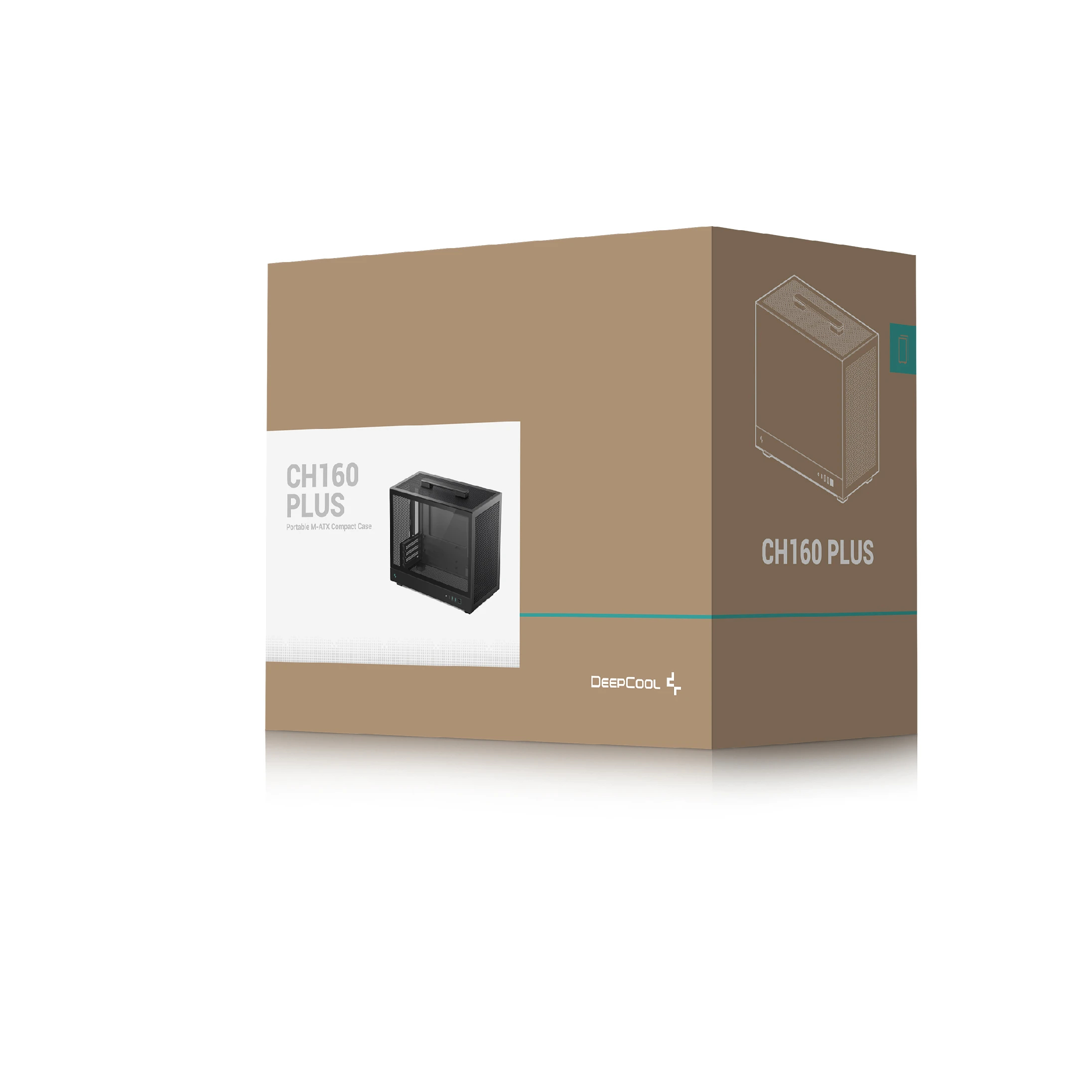  Кутия DeepCool CH160 PLUS Case mATX
