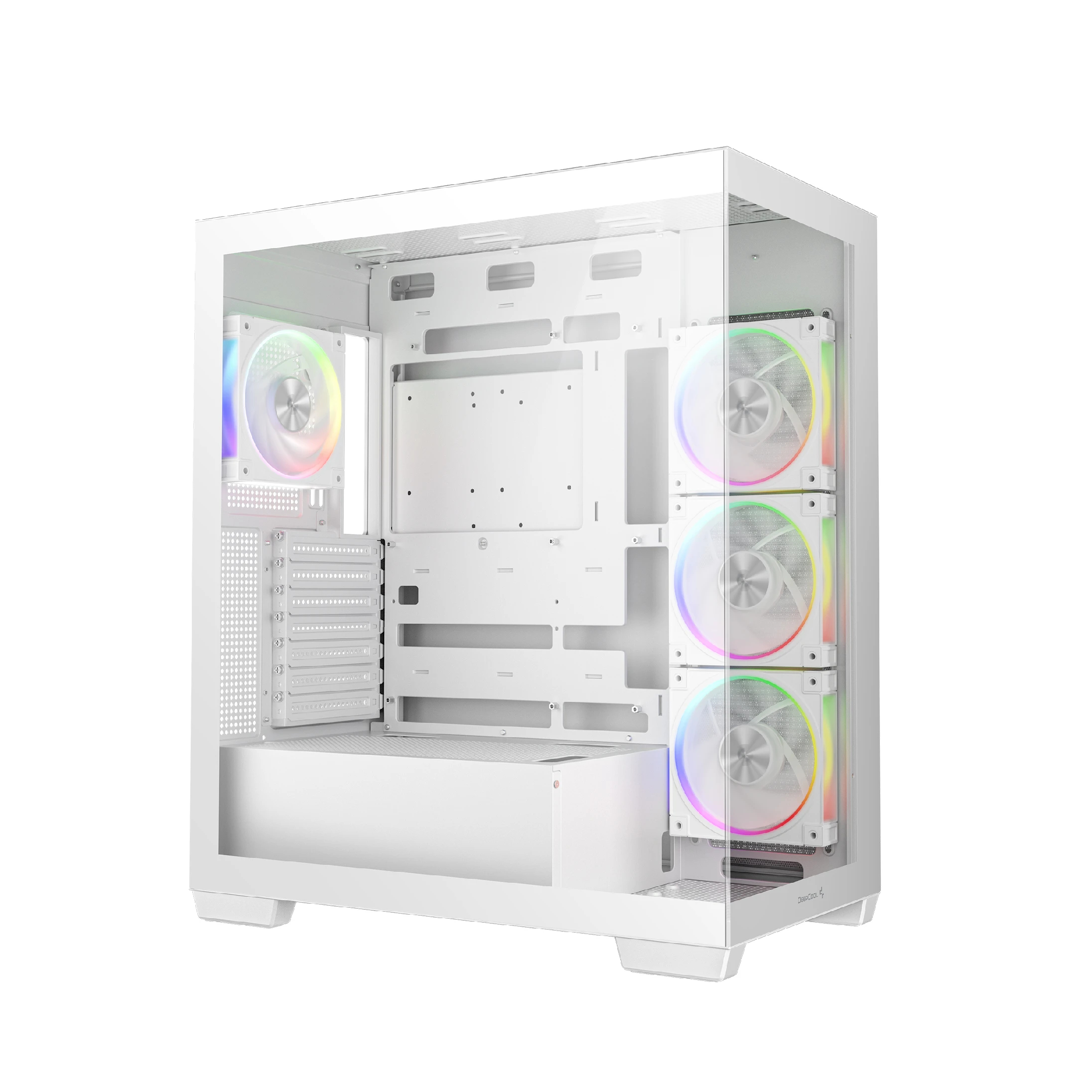 Кутия DeepCool CG580 4F WH V2 Case ATX, 4 x 120 mm ARGB Fans