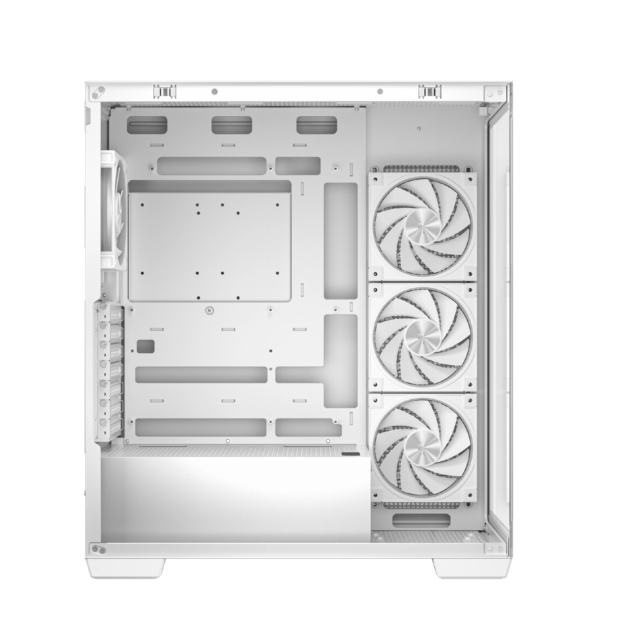 Кутия DeepCool CG580 4F WH V2 Case ATX, 4 x 120 mm ARGB Fans