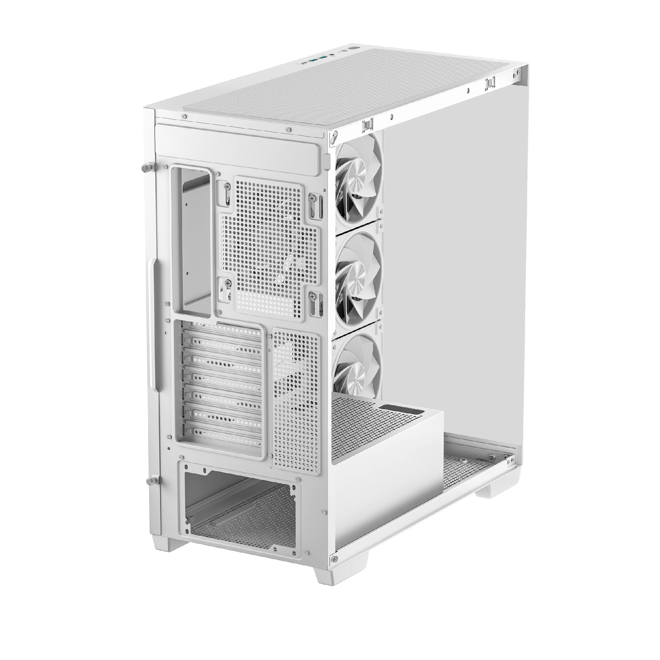 Кутия DeepCool CG580 4F WH V2 Case ATX, 4 x 120 mm ARGB Fans