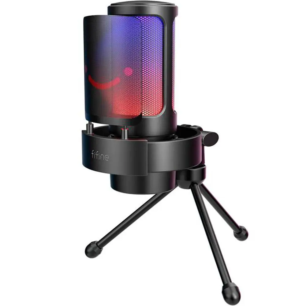 Desktop-Mikrofon FIFINE A8V RGB - Schwarz