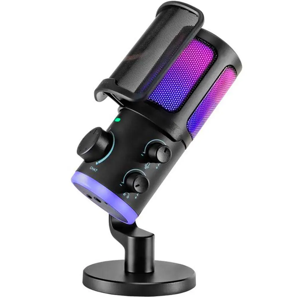 Настолен микрофон FIFINE AM6 RGB - Black