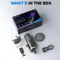 Настолен микрофон FIFINE AM6 RGB - Black