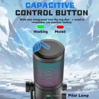 Настолен микрофон FIFINE AM6 RGB - Black