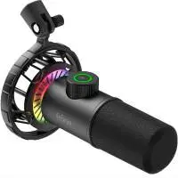 Настолен микрофон FIFINE K658 Dynamic RGB - Black