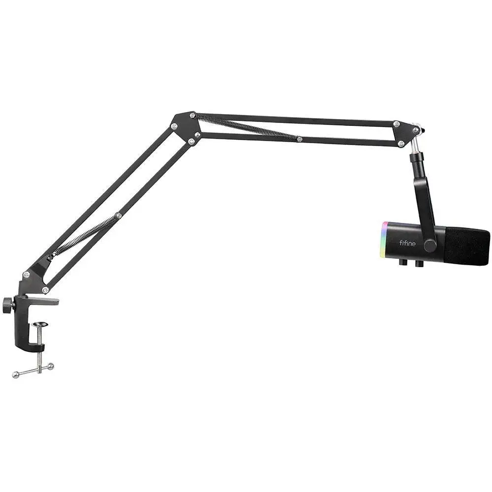 Микрофон със стойка FIFINE AM8T Dynamic RGB - Black