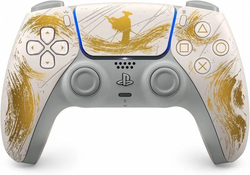 Безжичен контролер Sony DualSense - Ghost of Yotei Gold Limited Edition