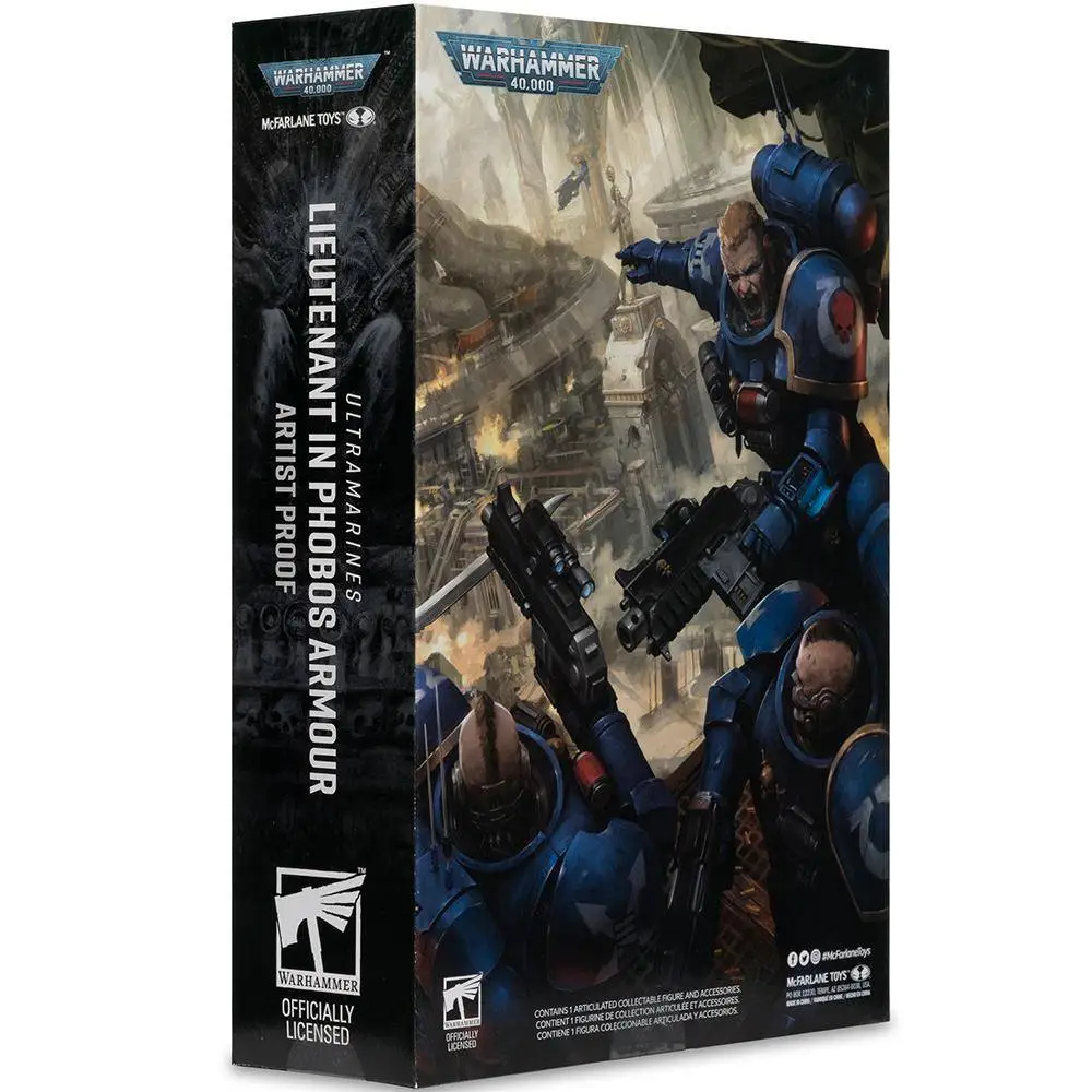 Фигурка Warhammer 40,000 Lieutenant in Phobos Armour (Ultramarines) Artist Proof 7in Figure McFarlane