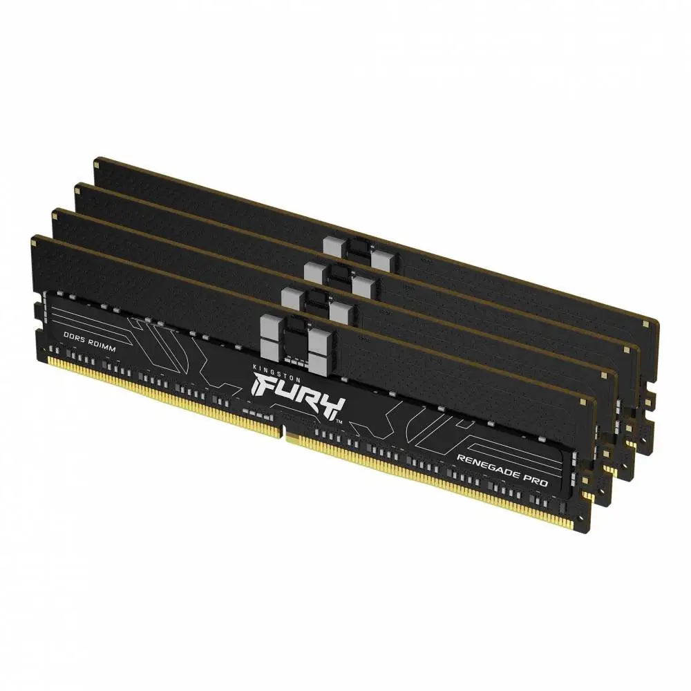 Памет Kingston FURY Renegade Pro 128GB (4x32GB) DDR5 5600MHz CL28 RDIMM - KF556R28RBE2K4-128