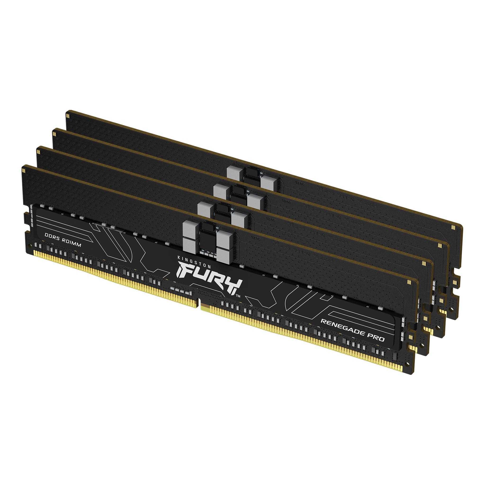 Памет Kingston FURY Renegade Pro 64GB (4x16GB) DDR5 6000MHz CL28 RDIMM - KF560R32RBK4-64