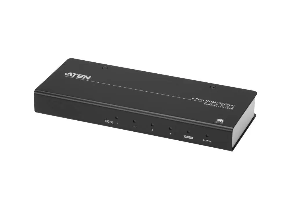 Сплитер ATEN VS184B, 4-Port True 4K HDMI, 15м.