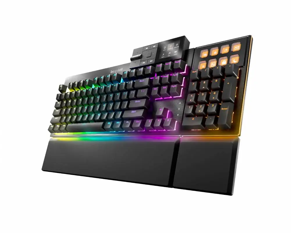 be quiet! професионална геймърска механична клавиатура Professional Gaming Mechanical Keyboard DARK MOUNT - be quiet! Silent Switches [Linear]