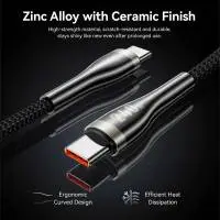 Vention кабел Cable - USB2.0 Type-C to Type-C - 5A Fast Charging, 240W, PD3.1, 1.2m -  CTYBAV