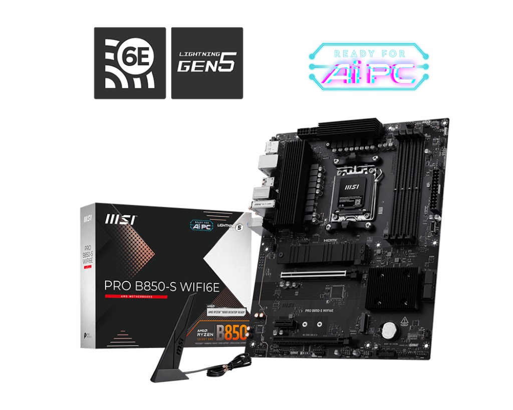 Дънна платка MSI PRO B850-S WIFI6E AM5