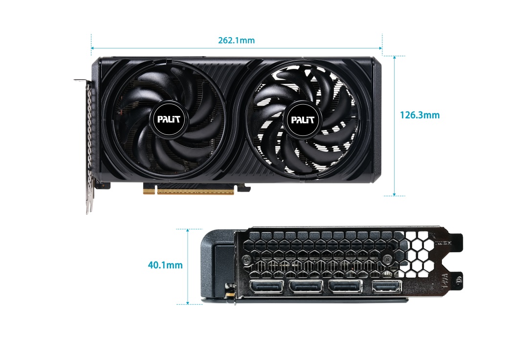 Видео карта Palit GeForce RTX 5060 Infinity 2 OC 8GB - NE75060V19P1-GB2063L