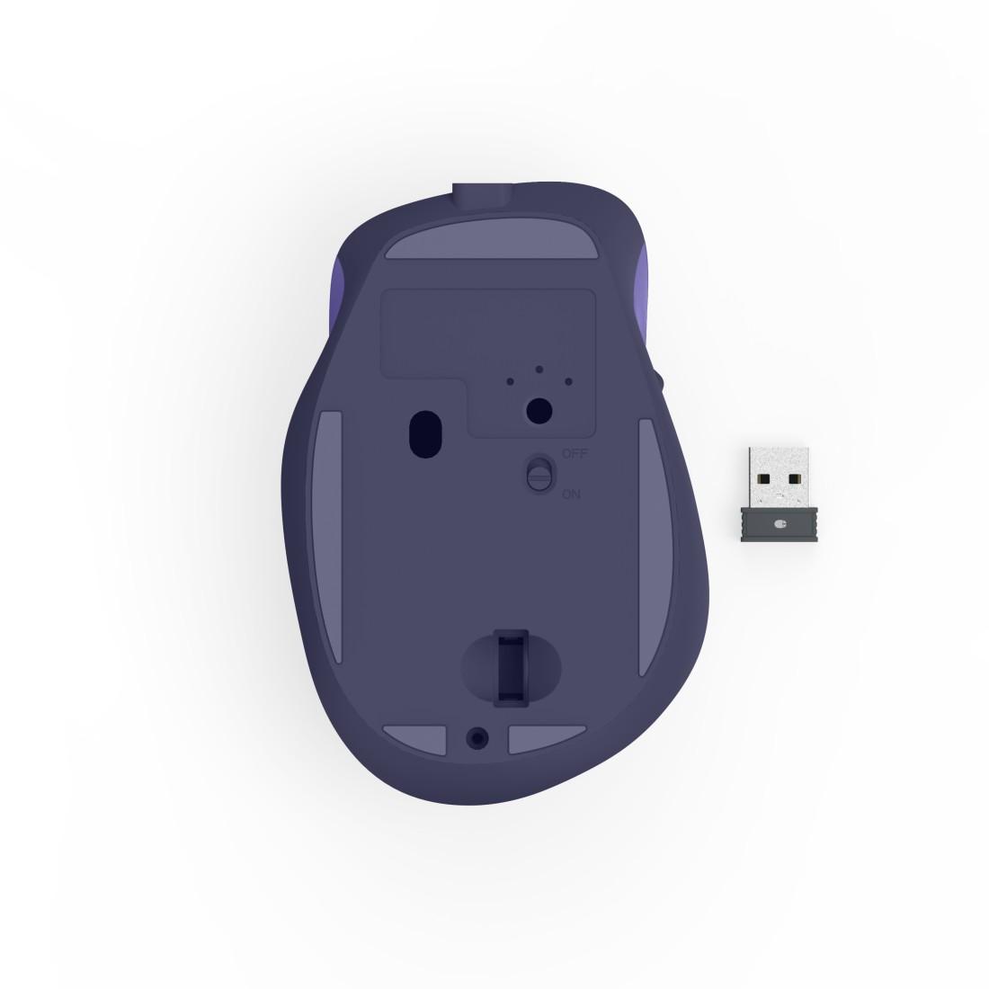 HAMA Безжична оптична мишка WM-500 Recharge, 6 бут.,800/1200/1600 dpi, безшумна, лилаво