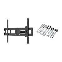 Стенна стойка за TV, 32 - 75&rdquo;, до 40 кг, въртяща се, накланяща се, издърпваща се