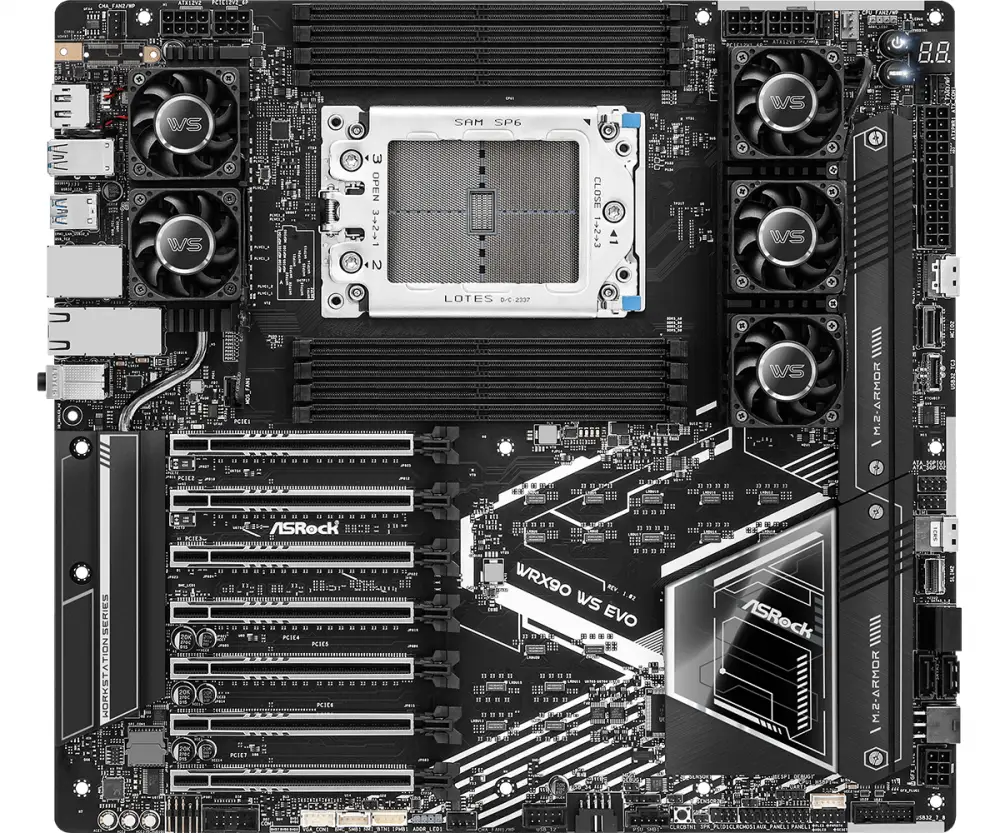 Дънна платка Asrock WRX90 WS EVO sTR5