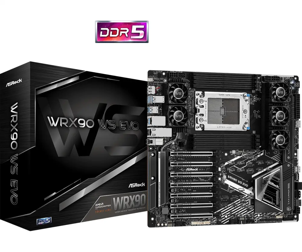 Дънна платка Asrock WRX90 WS EVO sTR5