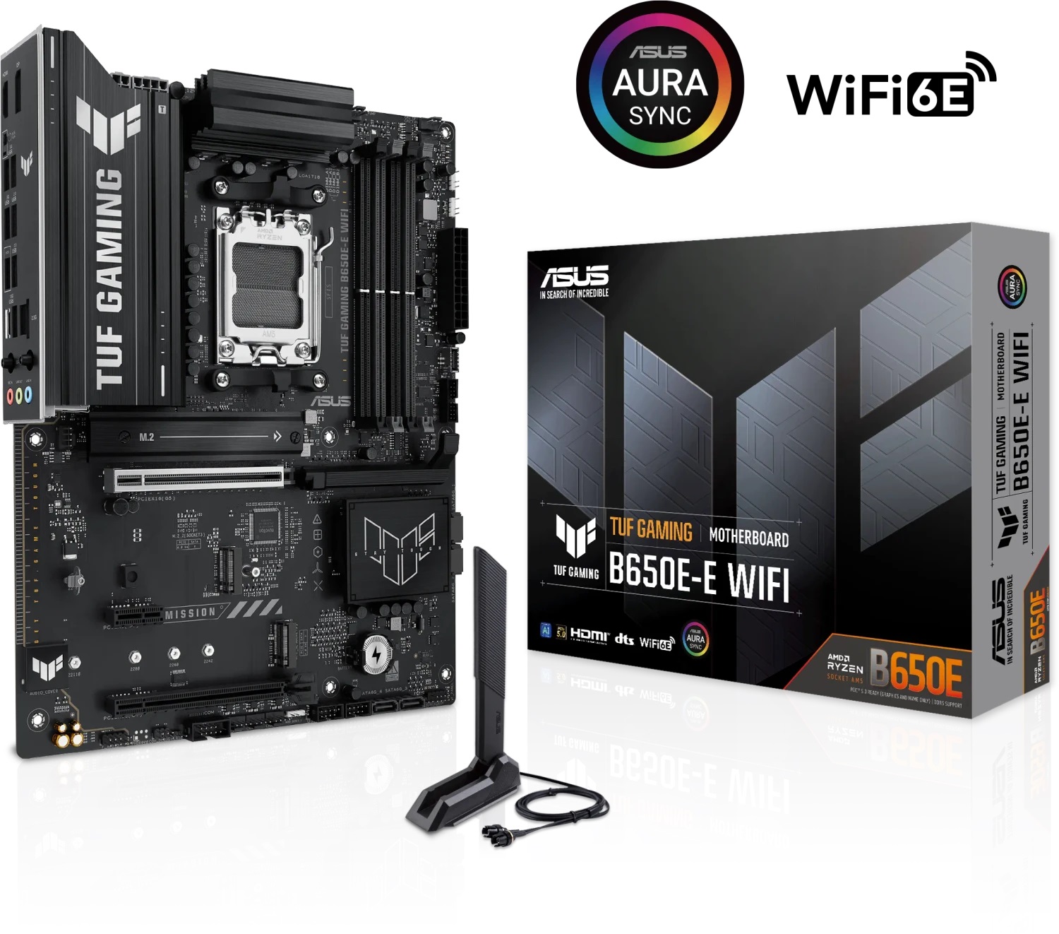 Дънна платка Asus TUF GAMING B650E-E WIFI AM5 - 90MB1LT0-M0EAY0