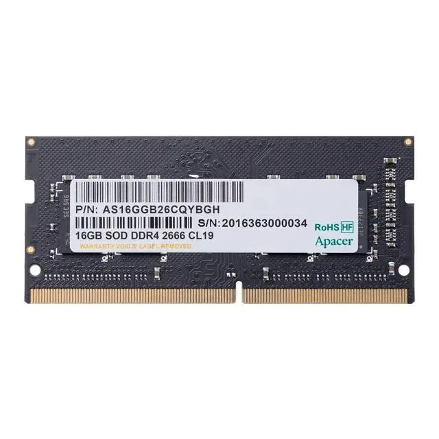 Памет Apacer RAM 16GB DDR4 SODIMM 1024x8 2666MHz - AS16GGB26CQYBGH