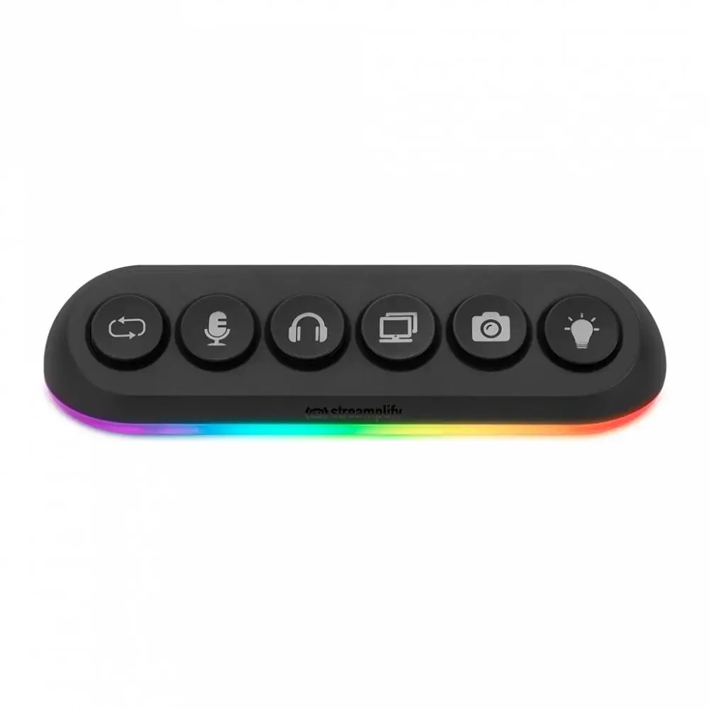 Streamplify стрийминг хъб/дек Streaming HUB DECK 5 RGB - 5 x USB-A - SPUH-HD51217.11