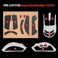 Pulsar лепенки за захват Supergrip Griptape Precut for Razer Deathadder V