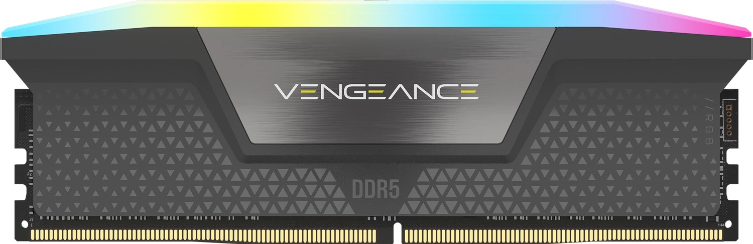 Памет Corsair Vengeance RGB 64GB (2x32GB) DDR5 6000MHz CL40 EXPO/XMP - CMH64GX5M2D6000Z40 