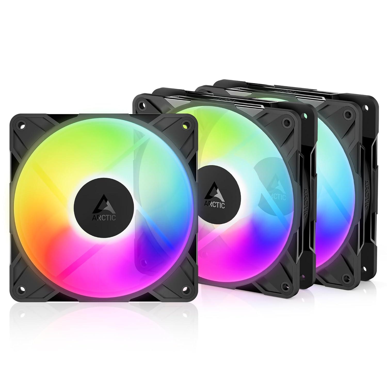 Вентилатори Arctic P12 Reverse Pro A-RGB 120mm PWM 3-Pack 120x120x25 - ACFAN00333A