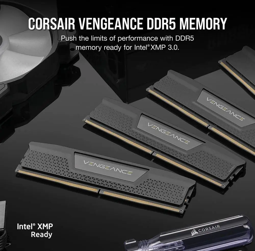 Памет Corsair Vengeance 64GB (2x32GB) DDR5 6400MHz CL42 XMP - CMK64GX5M2B6400C42