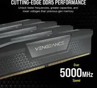 Памет Corsair Vengeance 64GB (2x32GB) DDR5 6400MHz CL42 XMP - CMK64GX5M2B6400C42